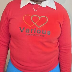 Red Heart Graphic Sweatshirt